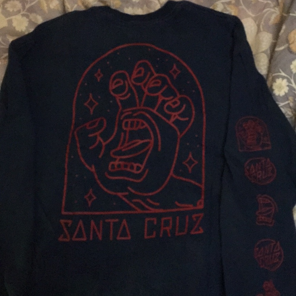 Santa Cruz blue long sleeve